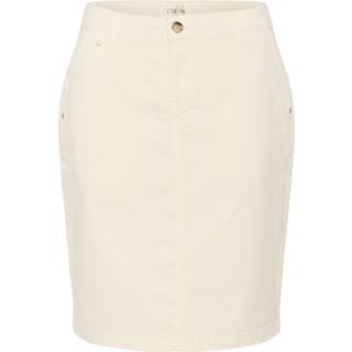 Cream Crberta Twill Skirt Nederdele 10613652 Turtledove (34)