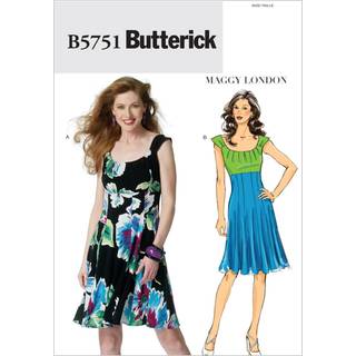 Butterick m?nstre B5751 Misse Dress St?rrelse GG5 (18-20-22-24-26)