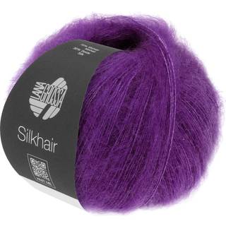 Lana Grossa Silkhair garn - Superkid Mohair og Silke Aubergine 206