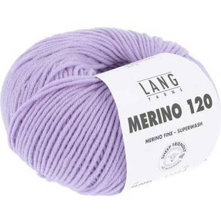 Lang Yarns Merino 120 245 Indhold: 100% Merinould Vægt/længde: 50 g = ca. 120 meter Anbefalede pinde: 3.50-4.50 mm Strikkefasthed: 10 x 10 cm = 22 m x 32 p Vask: Maskinvask 30 °C / Tåler ikke tørretumbling .