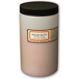 Jacquard Procion MX Dye - Ubestridt konge af slipsfarvepulver - Rust Orange - 1 lb - Koldt vandfiberreaktivt farvestof fremstillet i USA