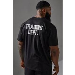 Mens Black Training Dept Oversized T-shirt
