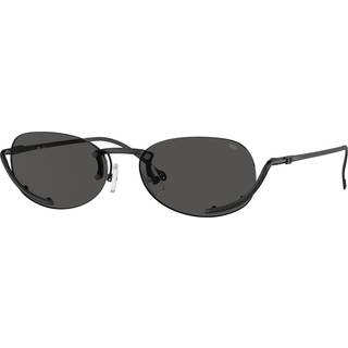 DIESEL Unisex DL1004 109/87 Solbriller Metal Sort Grå Rund Normal