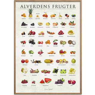 Alverdens frugter - 30x40 cm
