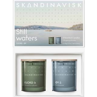 SKANDINAVISK Still Waters Scented Candle Giftset 2 x 65 gr.