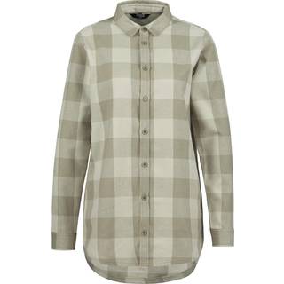Stoic Women's MMXX.Storuman Hemp Flannel Shirt Skjorte Damer størrelse M farve grå