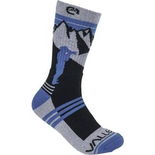 Vallerret Merino Wool Crew Sock - Mtn Blue - Størrelse 36-40