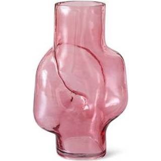 Håndlavet glasvase Gleam, H 32 cm