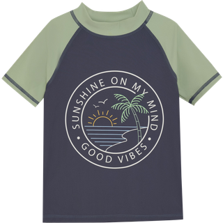 Color Kids Drenge Badebluse UV 50+ - Vintage Indigo - 110