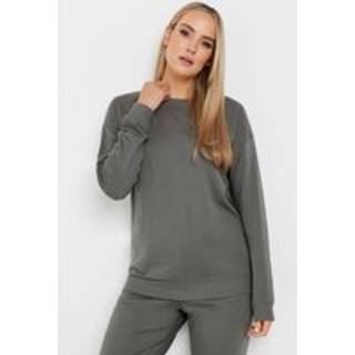 Lts Tall Charcoal Grey Crew Neck Sweatshirt Size 20