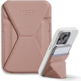 Moft Magnetic Wallet Stand kompatibel med iPhone 16/15/14/13/12 Series Angle Justering & MagSafe kompatible Movas Phone Stand Classic Nude