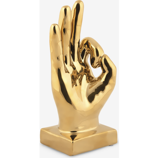 Figur perfekt guldfarvet H.21 cm