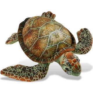 Dollibu havskildpadde udstoppet dyr - Huggable skildpadde plys yndig spilletid havskildpadde plys legetøj søde hav liv dyr kos gaver super blød p