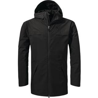 Schöffel Herren Parka schwarz unifarben
