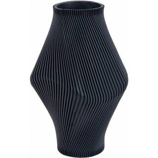 Vase Twisted Ø16cm blå