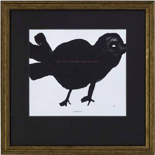 House Doctor Hdbird Maleri 40x40 Cm - Malerier Aluminium Sort - 208582060