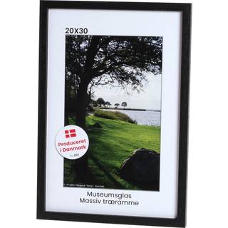 Rustik Sort 20x30 Museumsglas / Profil 2033