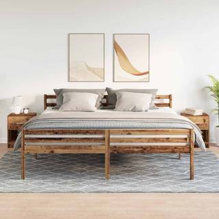 Sengebord Med Skuffe 40X34X50 Cm - 2 / Gammelt træ