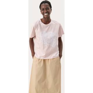 Part Two Nahidpw Ts Toppe & T-Shirts 30309423 Mauve Chalk Rose Print (XXLARGE)