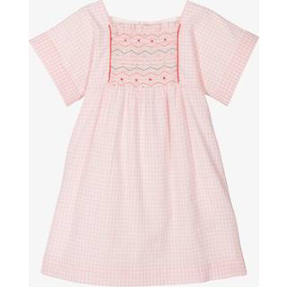 Bonpoint Paysanne smocked cotton dress - pink - Y 10