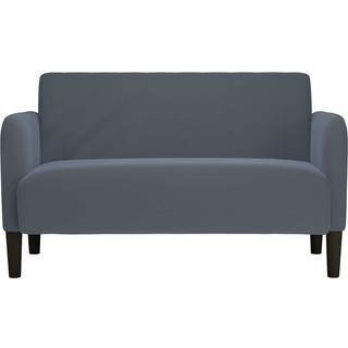 Elskovssofa 109 Cm Fløjl - Mørkegrå