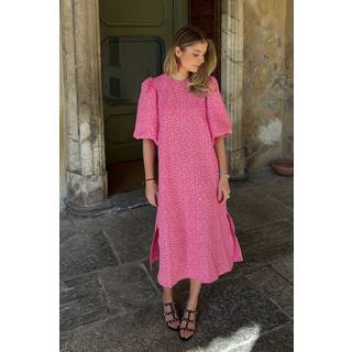 Noella Reno Pastis Long Dress Bright Pink