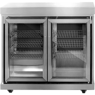 Stainless Collection - Modul køleskab med dobbelte låger