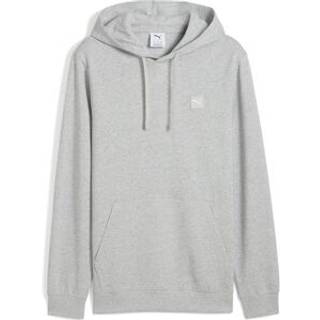 Men&#39;s Puma Essentials Elevated Hoodie, Gray, Size XXL, Clothing - Light Gray Heather - XXL