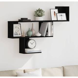 Væghylde 100X15X70 Cm Konstrueret Træ - Sort eg