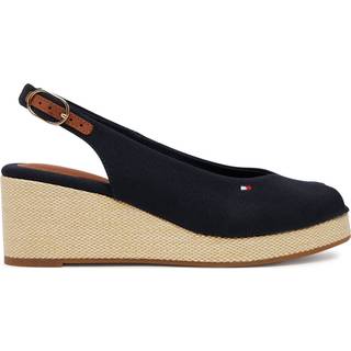 Flag Slingback Espadrille Sandaler, Space Blue, 42