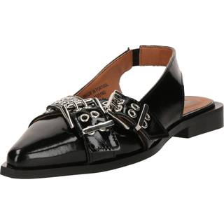 BIAVictoria Cross Buckle Slingback Ballerinasko, Black, 37