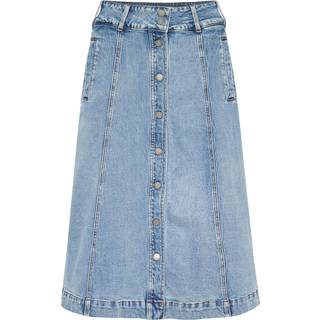 My Essential Wardrobe Dango Nederdel - Light Blue Retro Wash