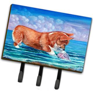 """" Caroline's Treasures Corgi Sea Shell Find snor eller nøgleholder 7407th68 Triple Multicolor """"