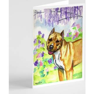 Pit bull lykønskningskort og konvolutter pakning af 8