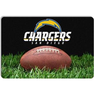 NFL San Diego Chargers Classic Football Pet Bowl Mat stor
