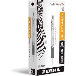 Zebra Pen Sarasa Dry X30 Gel udtrækkelige RDI -penne