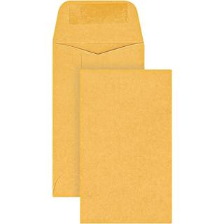 Office Depot Brand Coin konvolutter 3 2 1/2 """" X 4 1/4 """" Brown Kraft Pack p? 500