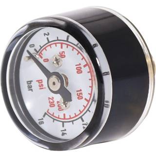 Dykning PCP Luft Mini Mikrotrykmåler 16 Bar, 1/8 NPT Gevind