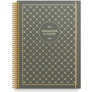 Mayland Studie Organizer & Notes A5 ugekalender grøn 2025/2026