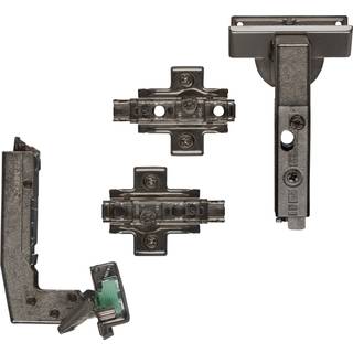 Epoq Tiomos softclose hængsel 110 90A 2 stk (dark aluminium)