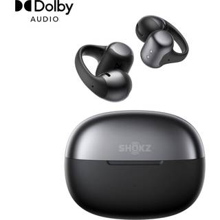 Shokz OpenDOT Hovedtelefoner - Sort til løb og træning med klar lyd og komfortabel pasform