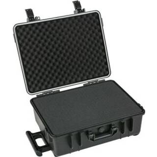 Vandtæt trolley flightcase. Indvendige mål: 485 x 360 x 177 mm.