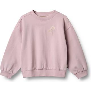 Wheat Eliza Sweatshirt Lavender Mist 116 cm  Lilla  116 cm  kvinde