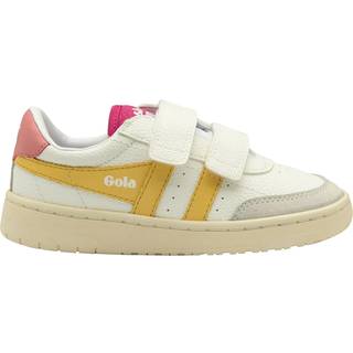 Gola Gola White Kids Falcon Strap PU Trainers