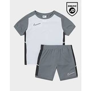 Nike Academy Crew T-Shirt/Shorts Set Children, White - 2-3Y
