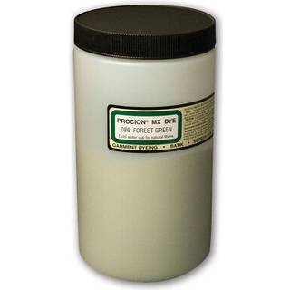 Jacquard Procion MX Dye - Ubestridt King of Tie Dye Powder - Forest Green - 1 lb - Cold Water Fiber Reactive Dye Made in USA