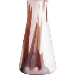 Kosta Boda - Labvase 305 mm rød hvid - Vaser - Matti Klenell,Simon Klenell - RØD,Hvid
