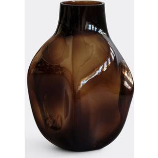 101 Copenhagen Vases - 'Bakku' vase, small, smoked forest in Smoked Forest Glass