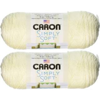 Bulk Buy: Caron Simply Soft Garn Solid (2-Pack) (Off White)