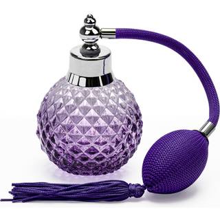 Coolrunner Crystal Art Vintage Style Refillable Parfume Atomizer Lang sprayflaske 100 ml (lilla)
